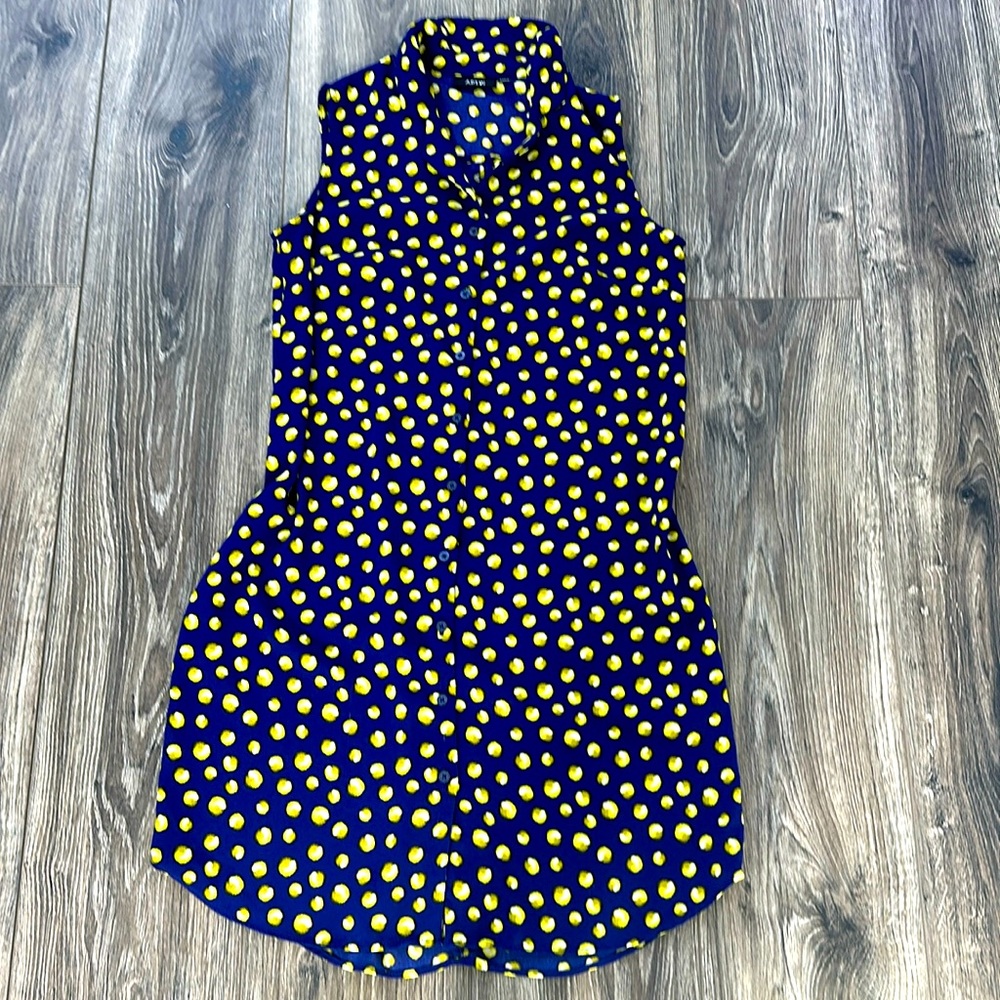 Apt 9 Button Down Polka dot Dress